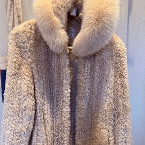 Elegant Cream Teddy Jacket